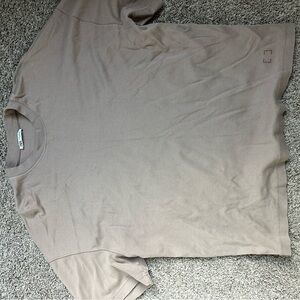 Men's Beige Zara Oversized T-Shirt